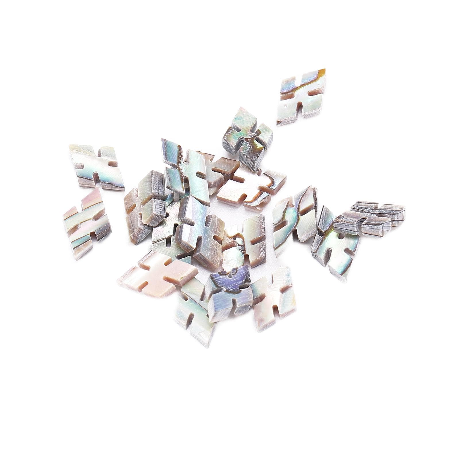 20Pcs Guitar Inlay Natural Abalone Shell Easily Use Beautiful Guitar Fretboard Dots for Guitar