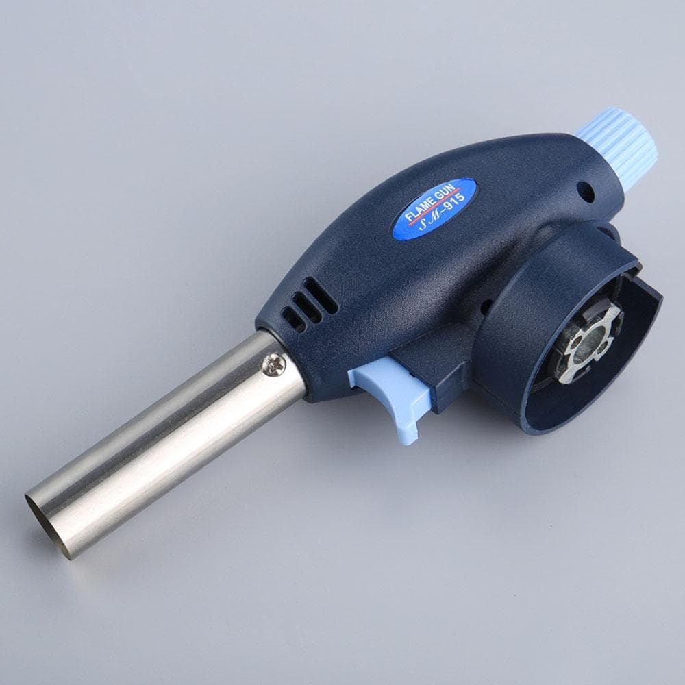 Adjustable Flame Gas Lighters Ignition Head with Reverse Use Kitchen Jet Blow Torch Lighter for BBQ Butane Lighter