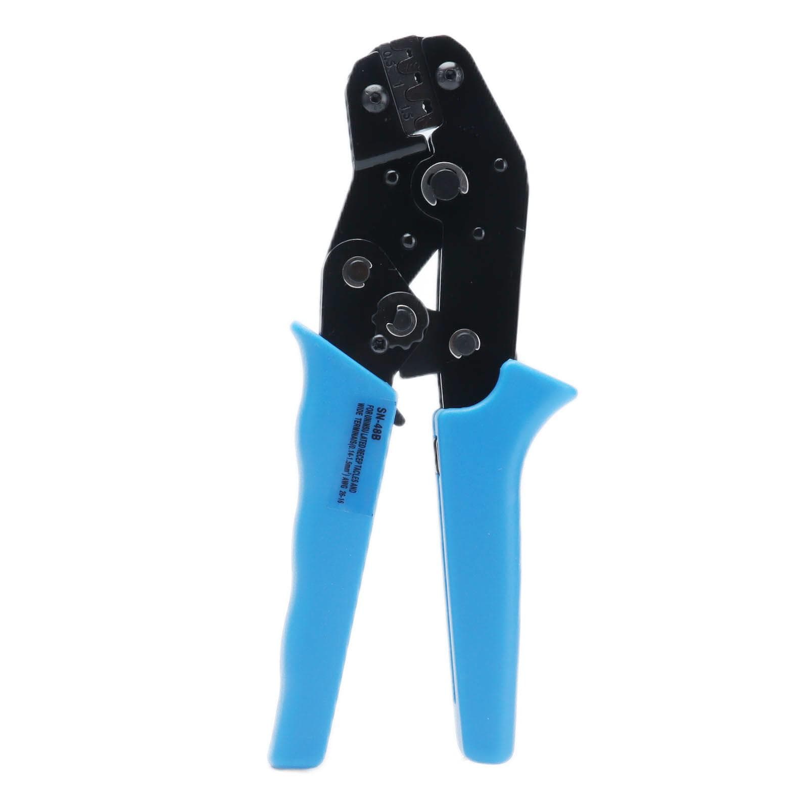 Ratcheting Wire Crimper Portable Crimping Pliers Lightweight Crimping Tool for Heat Shrink