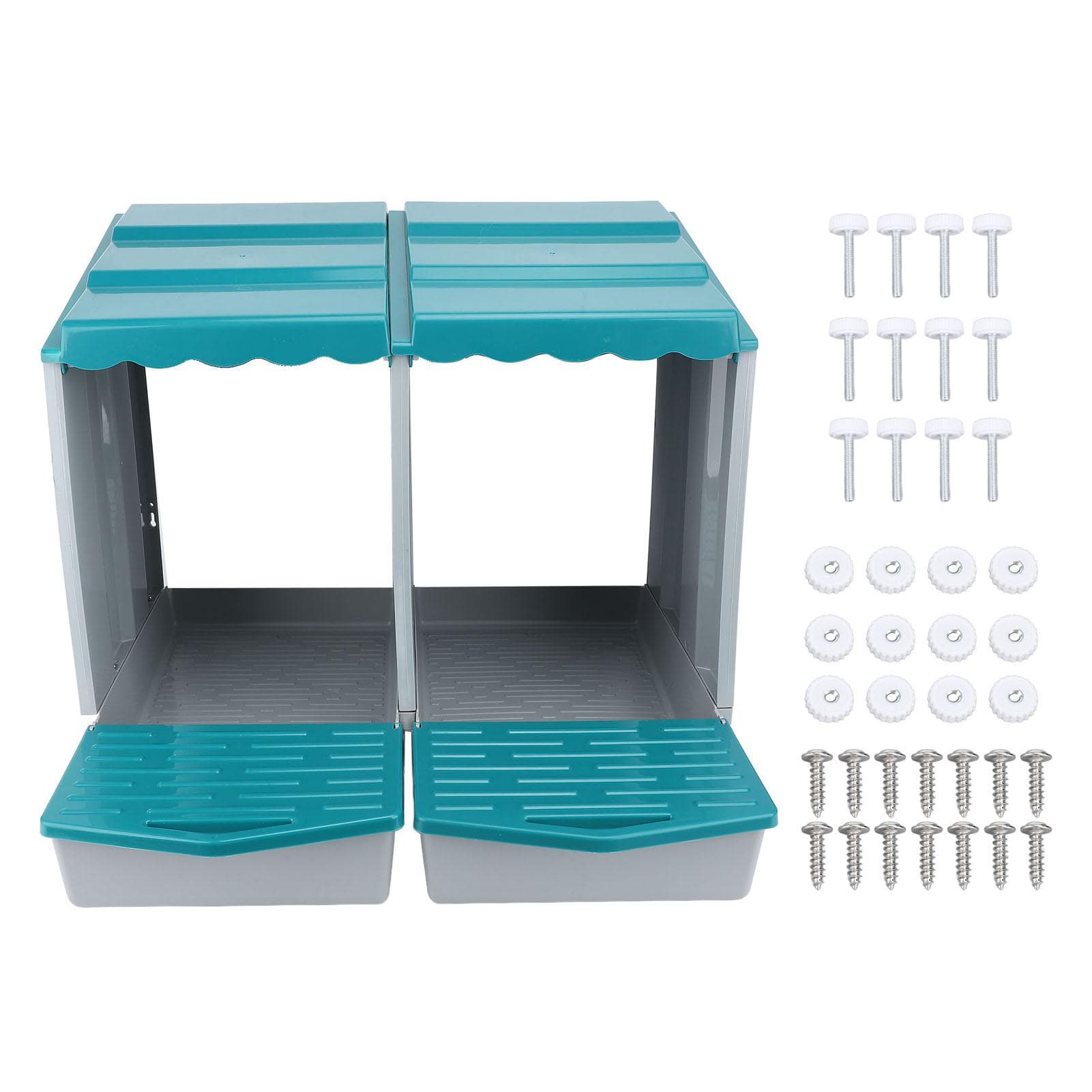Chicken Nesting Box PP Chicken Egg Laying Box for Hens Ducks Poultry Comfortable Spacious Easy To