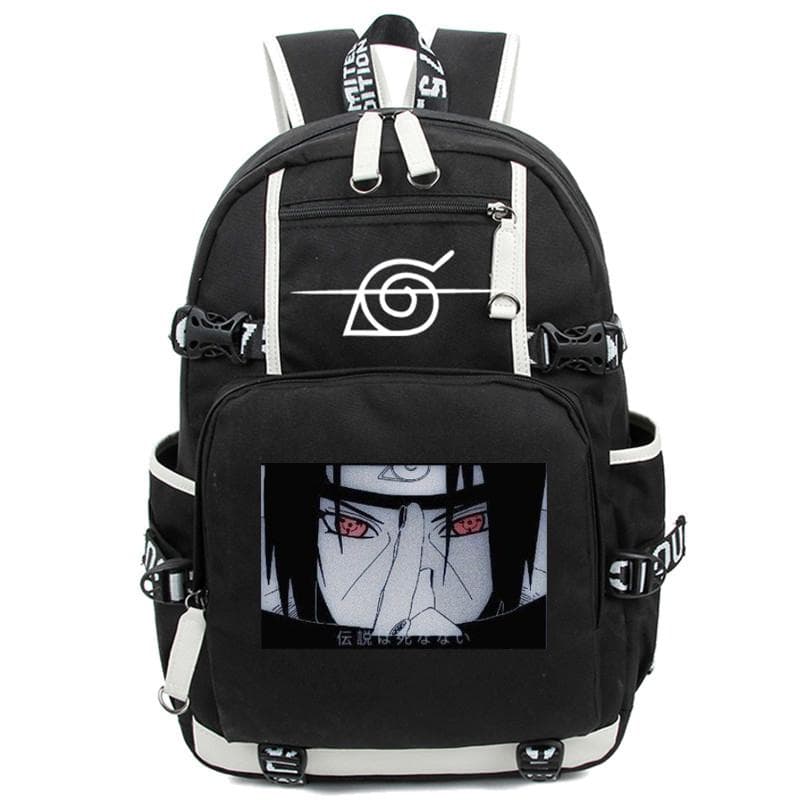 Anime Backpack Schoolbag Teenagers Akatsuki Itachi Sharingan Cosplay Boys Girls Laptop Bags Travel Rucksack