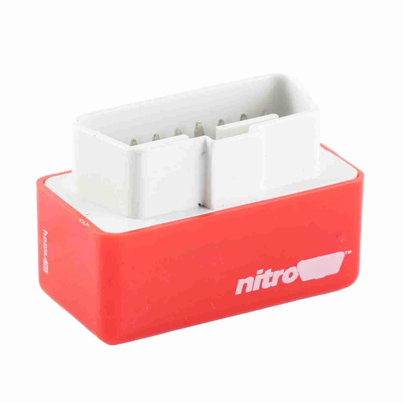 NitroOBD2 Full Chip Tuning Box for Diesel Cars Gasoline Cars red