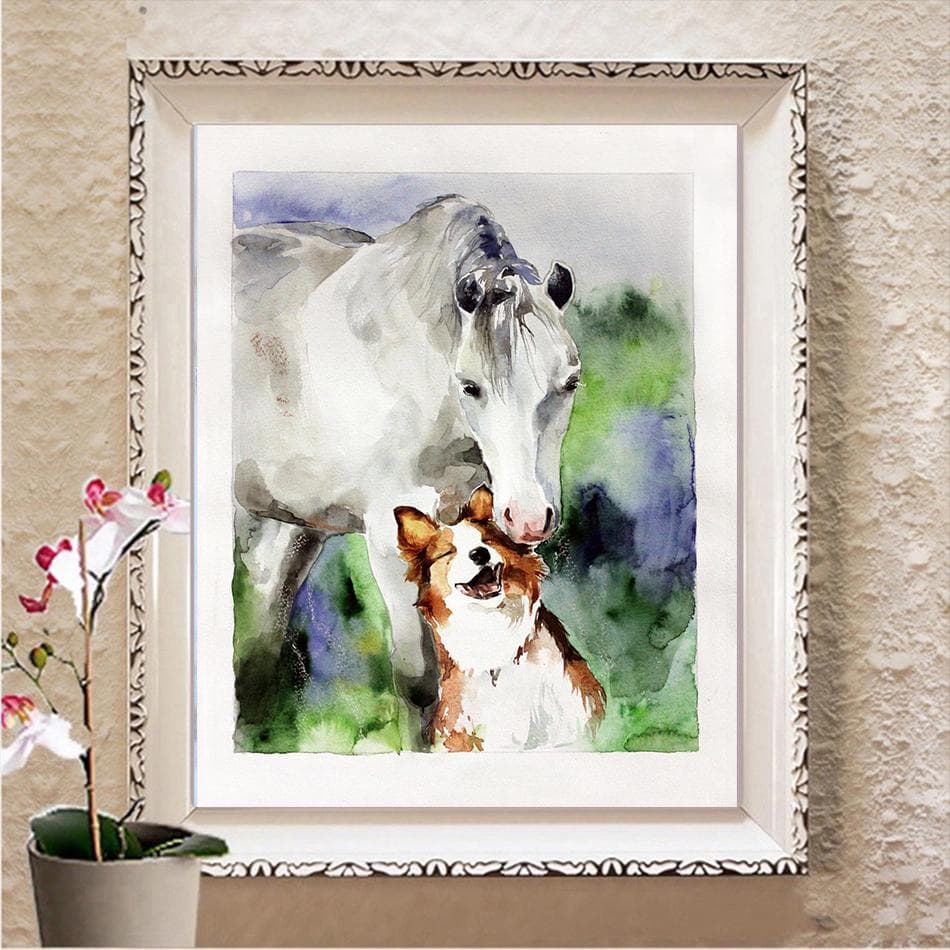 Full Square/Round Drill 5D DIY Diamond Painting Embroidery Cross Stitch 5D Home Decor Gift Full Square 20X30CM
