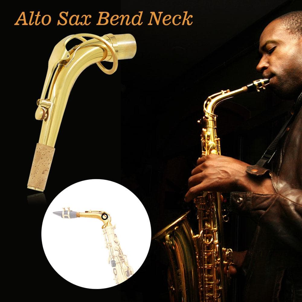 Alto Saxophone Sax Bend Neck Brass 24.5mm with Cork Grease Saxophone
