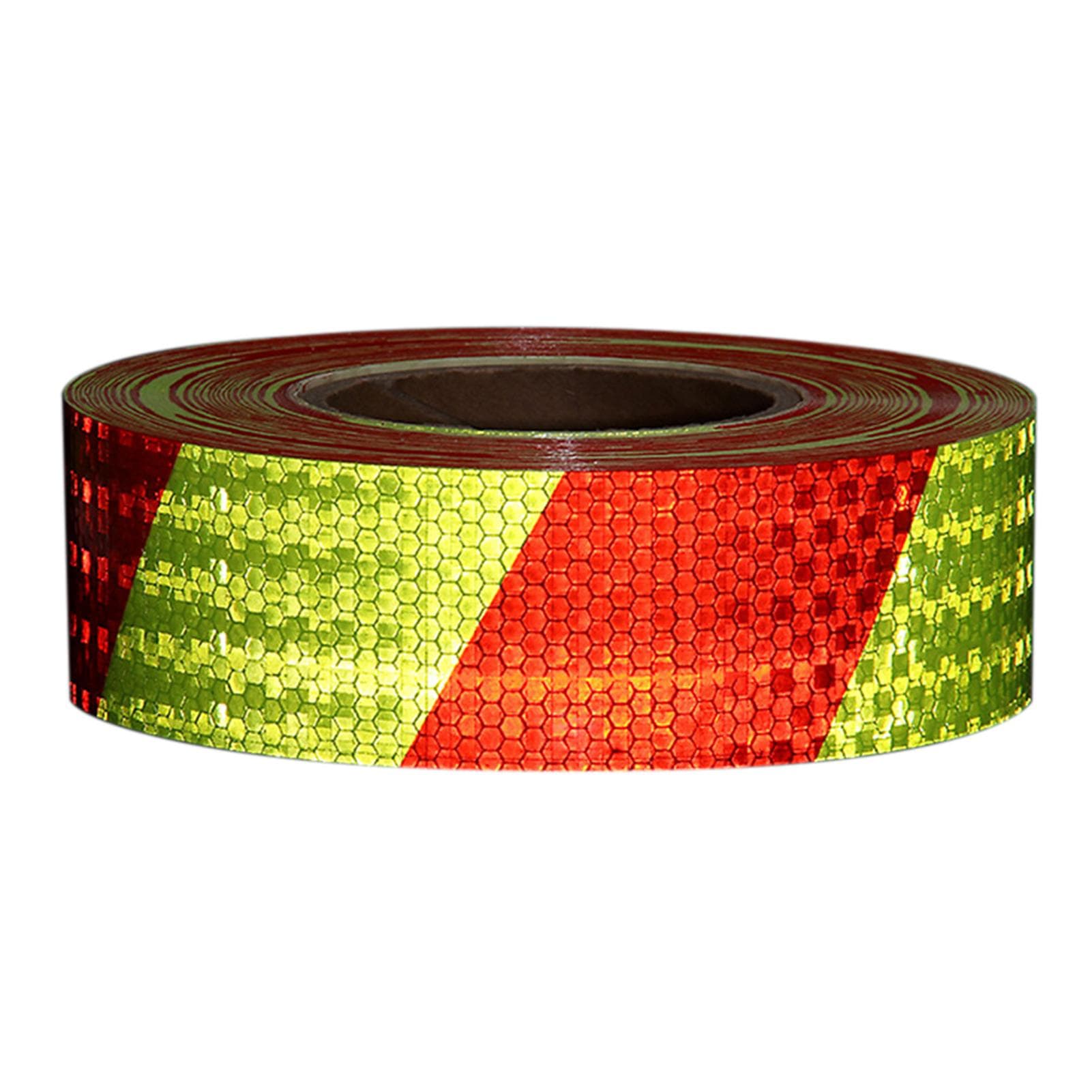 Shining Reflective Safety Warning Tape Self Adhesive Twill Printing Reflective Tape for Car yellow/red