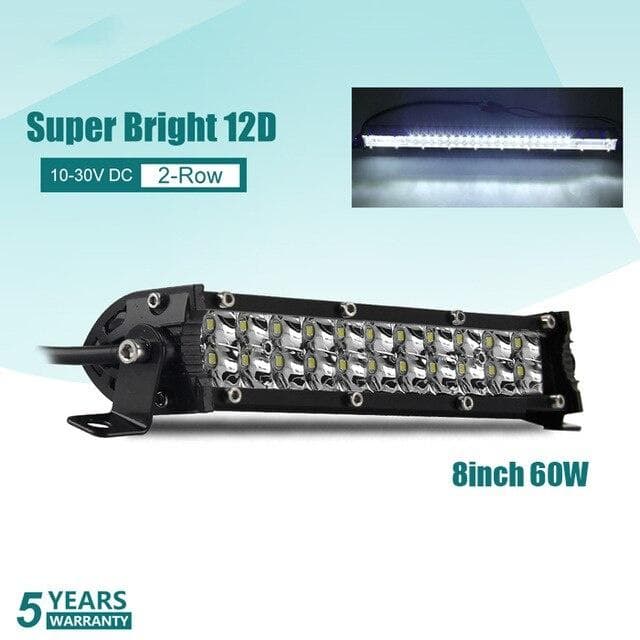 8'' 15'' 20  Led Car Light Bar 12V 24V Led Bar Combo Spot Flood Driving Lamp Auto Work Light Bar for Trucks Tractor Off Road 4x4 8 inch