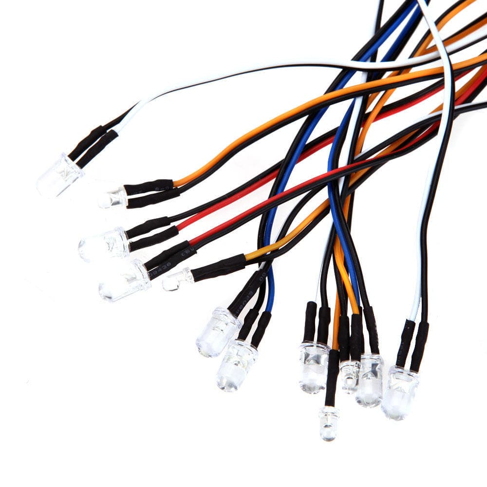 AX-003 Multifunctional Ultra Bright LED Lamp for 1/10 1/8 Model Car multicolour