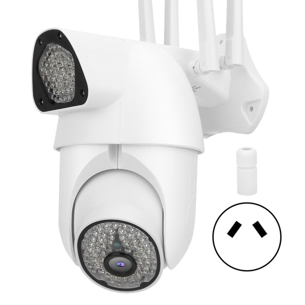 1080P WiFi HD Camera IP66 Night Vision 135 Lights Sound Light Alarm PTZ Cam for Onvif