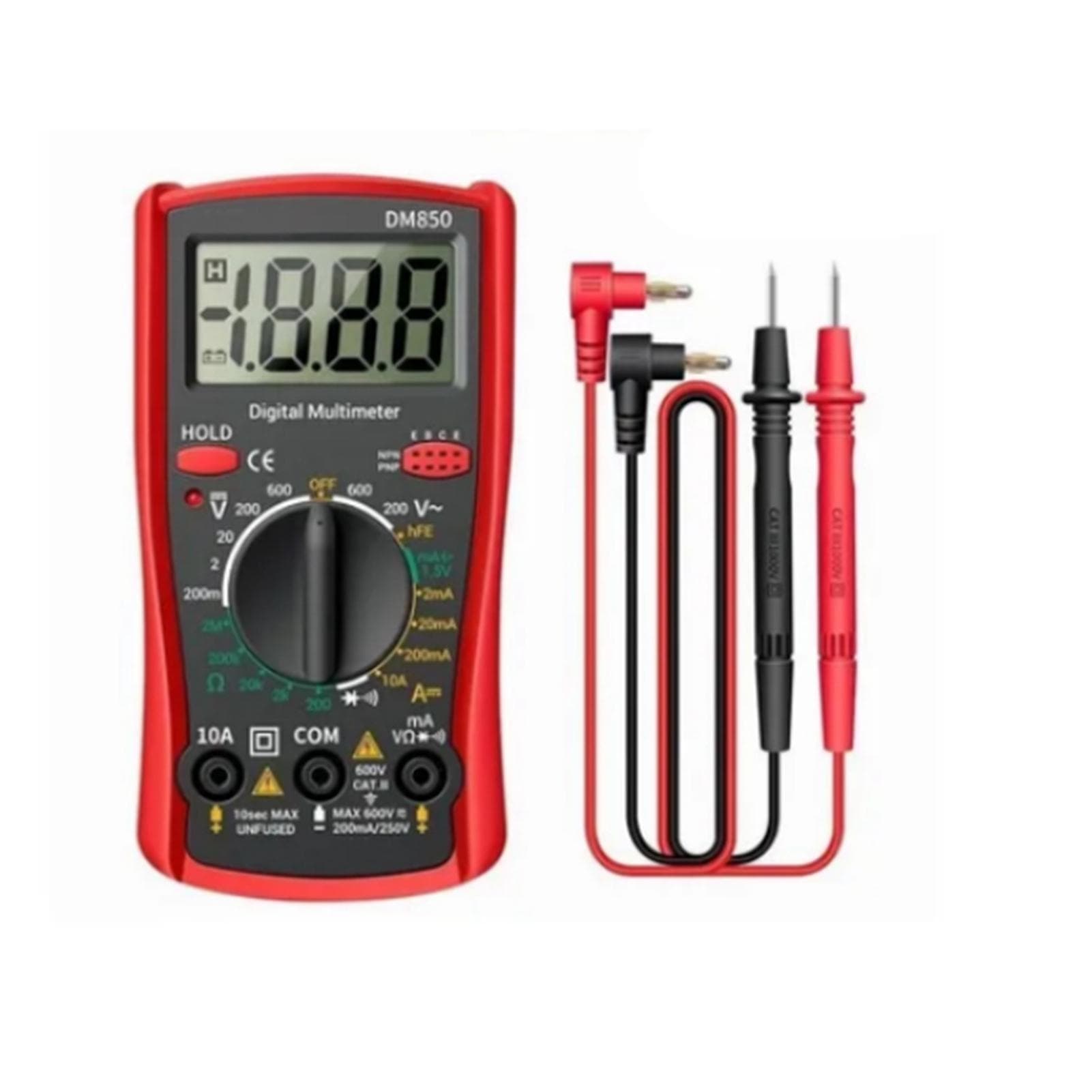 Digital Multimeter Multifunctional High Accuracy Small Household Portable Voltammeter Instrument