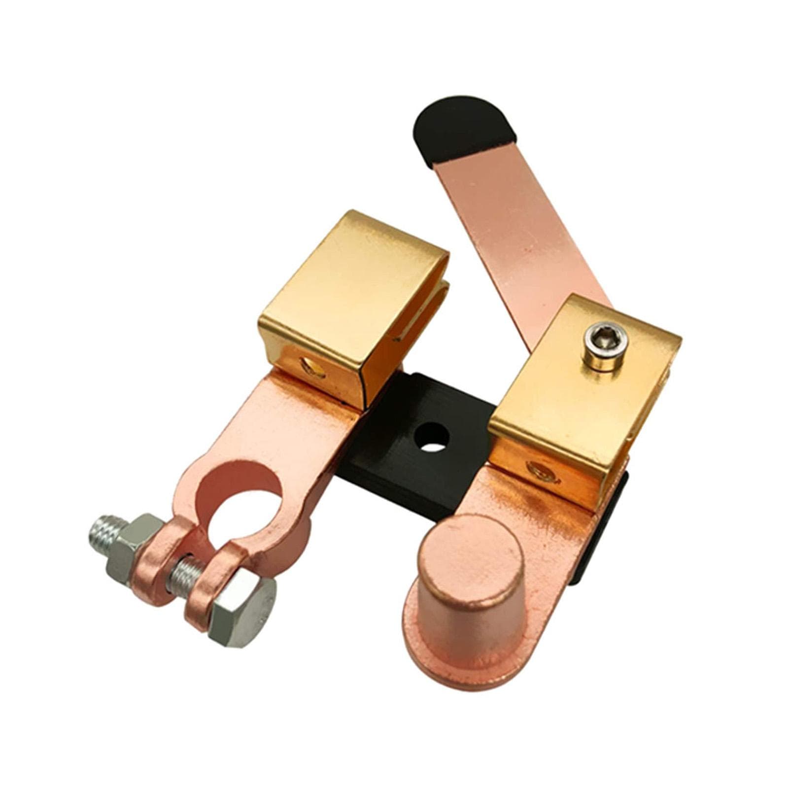 Top Post Battery Disconnect Switch,12-24V 250/750 Amps Knife Blade Master Switch Power Cutoff gold