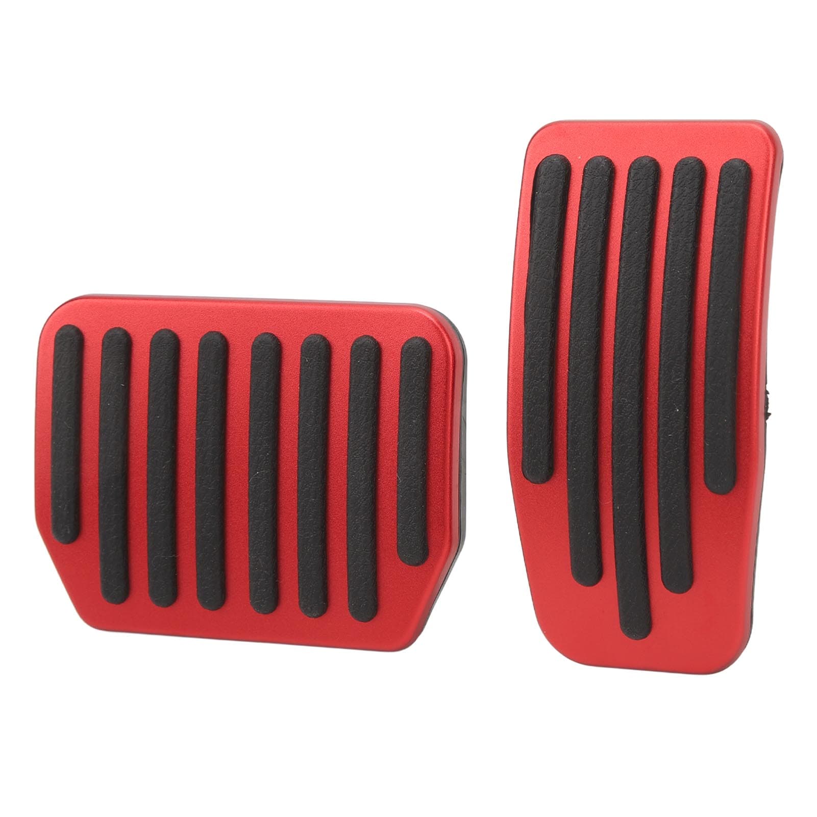 2Pcs Brake Pedal Cover Red Anti Slip Wear Resistant Stylish Durable Accelerator Pedal Pad