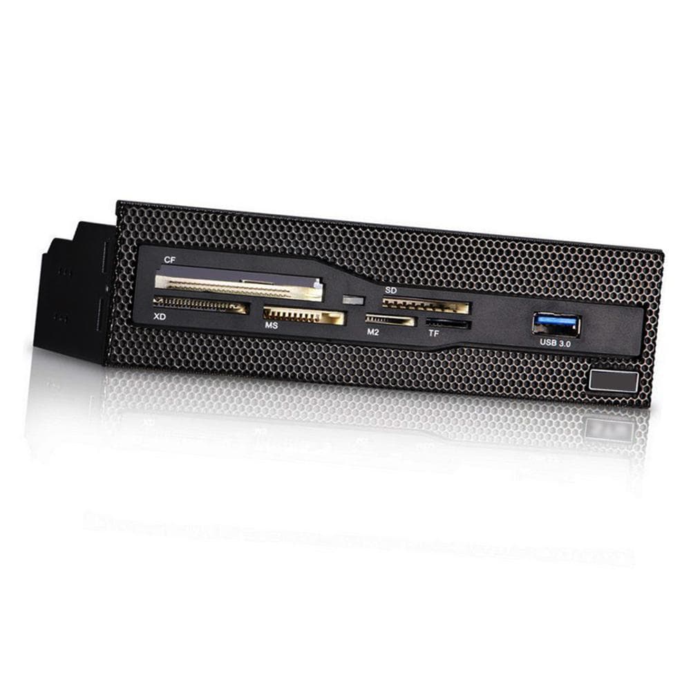 Sunshine-tipway STW 5.25  Internal Card Reader Media Multi-Function Dashboard PC Front Panel USB 3.0 Support CF XD MS M2 TF