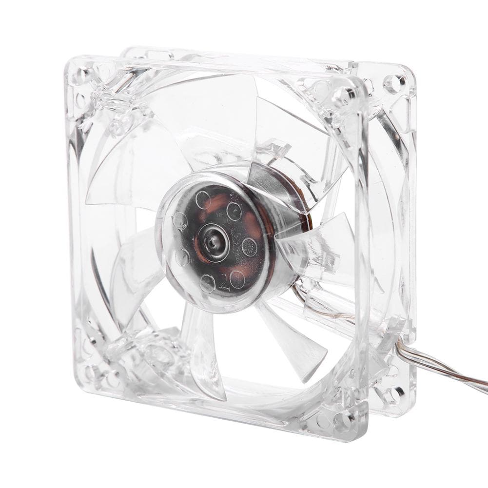 8cm USB Colorful Light Transparent Cooling Fan 5V CPU Cooling Fan For PC Computer