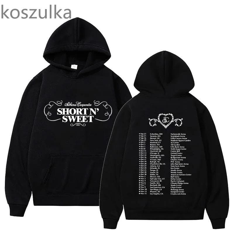 Sabrina Carpenter Print Hoodies Graphic Clothes Women/men Casual Long Sleeve Short n' Sweet Sweatshirts S
