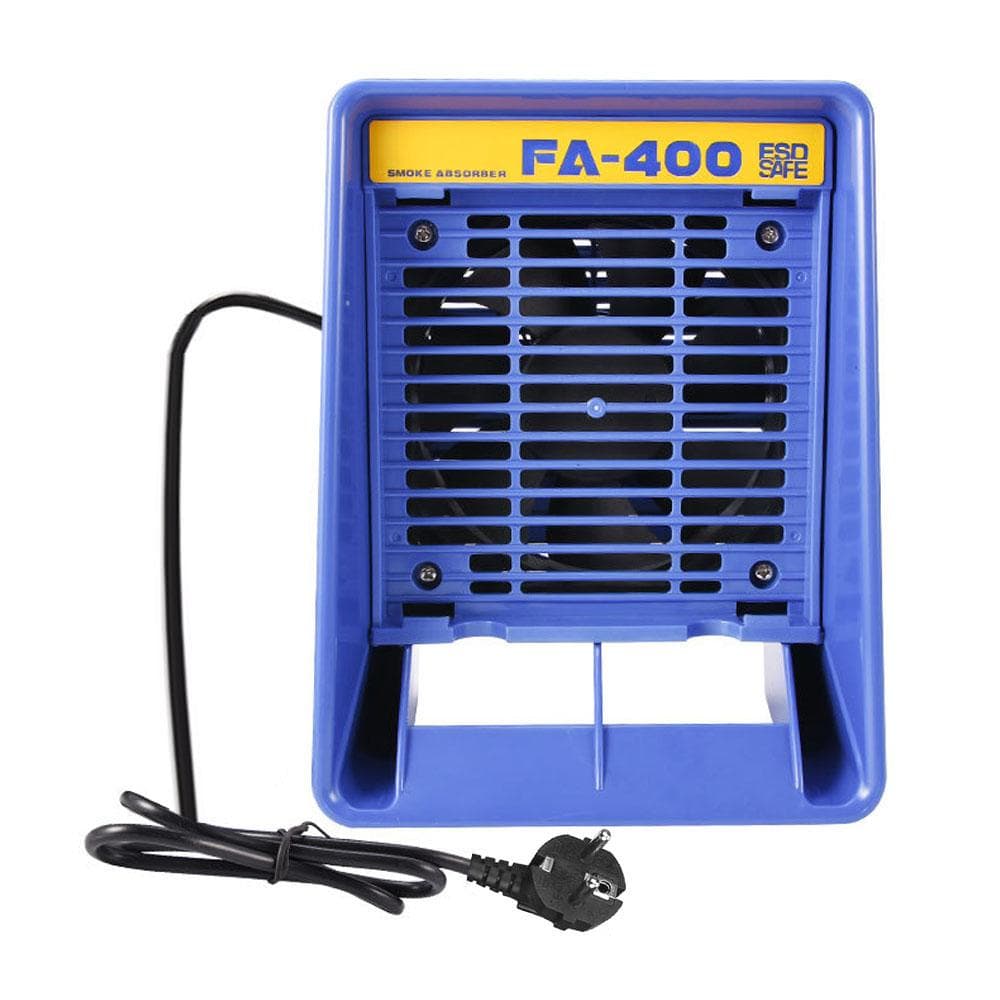 FA-400 Solder Iron Smoke Absorber Fume Extractor Soldering Air Blower Desktop Exhaust Fan EU Plug
