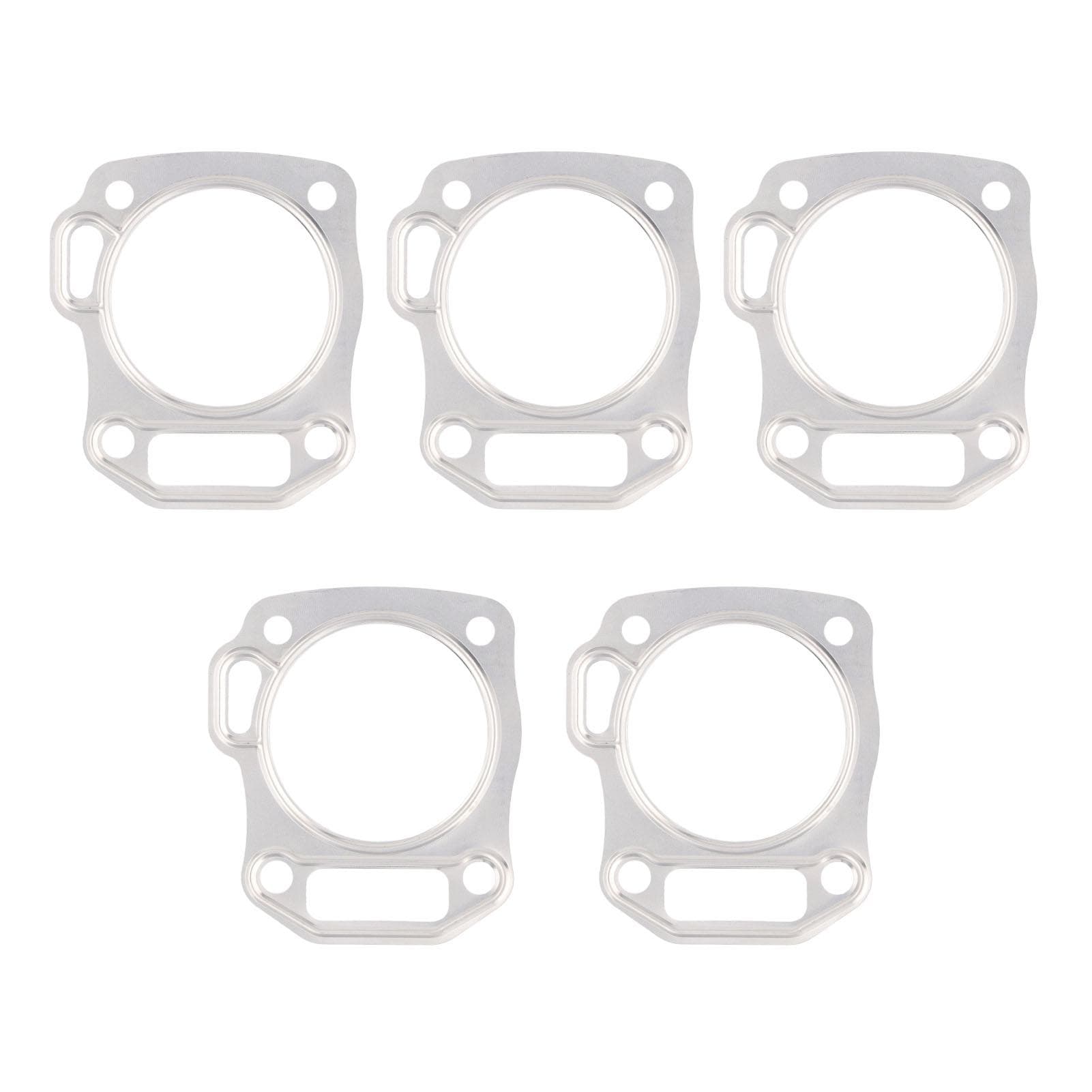 5pcs Cylinder Head Gasket Stainless Steel Cylinder Head Gasket Replacement for 168F Gasoline Engine