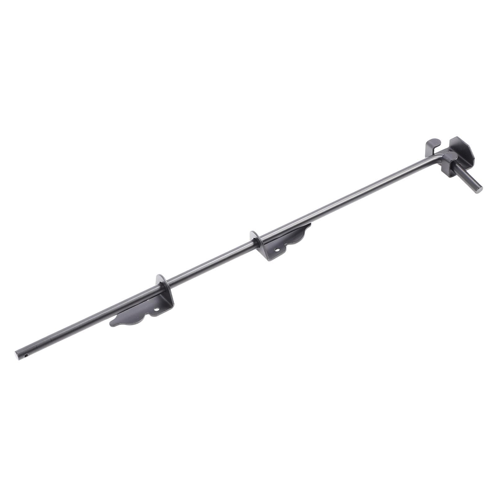24in Drop Rod Heavy Duty Steel Rustproof Multifuntional Ground Latch Gates Doors Stopper for Large
