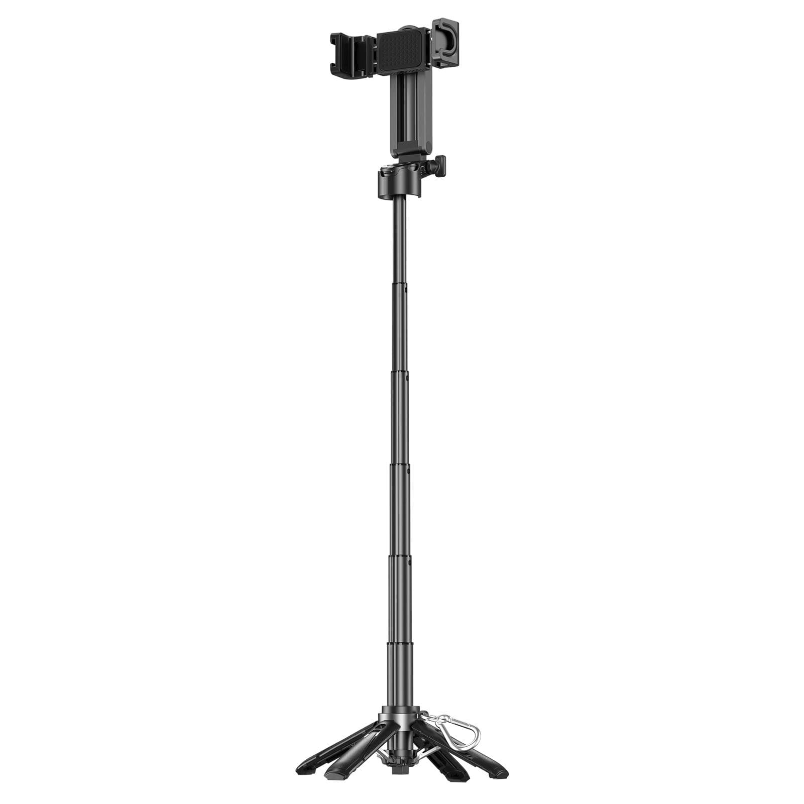 Portable Selfie Stick for Phone Tripod 11.7-41.5cm Extendable Aluminum Alloy with Detachable Phone