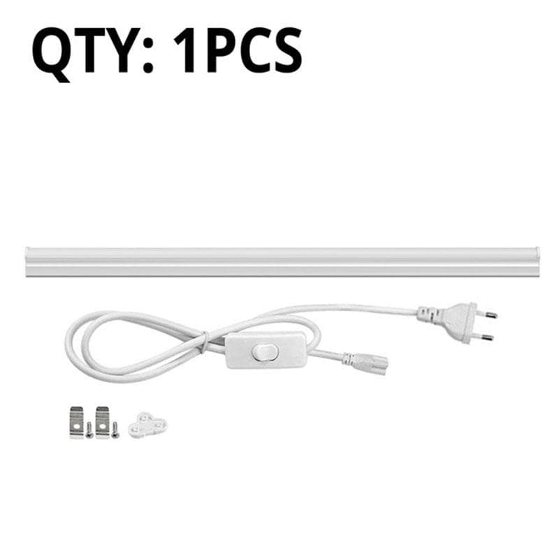 Lights for kitchen T5 6W 10W Tube Bar Lamp 2835 SMD leds 85-265V led lamp Decoration bedroom Button Switch luminaria With EU Plug 29CM 1PCS warm white