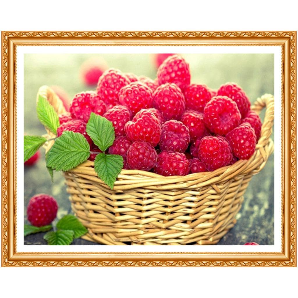 Diamond Embroidery Fruit 5D DIY Full Diamond Painting Cross Stitch Pictures Rhinestones Home Decor 20X30CM