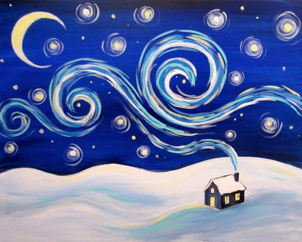 5d Diy Diamant Mosaic Diamond Embroidery Sky Moonligh Landscape Broderies Diamond Painting 20X30