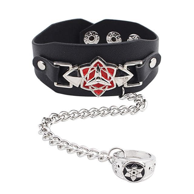 Anime Naruto Bracelet And Rings Action Figure Cosplay Accessories Uzumaki Hatake Kakashi Prop Jewelry Costumes Cool Toy Gift None
