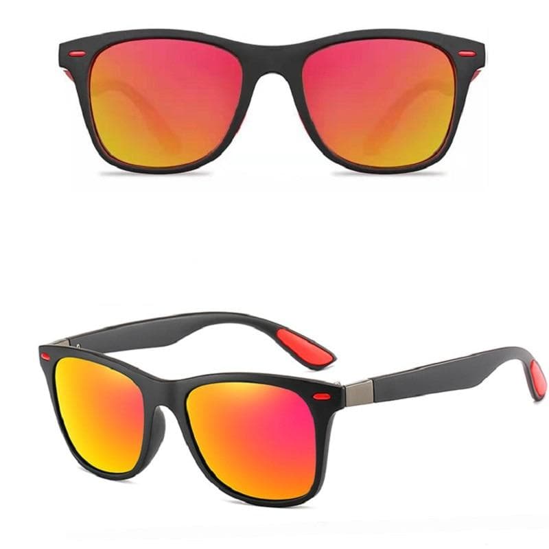 Fashion Classic Square Sunglasses for Men Women UV400 Anti Glare Goggles Travel Fishing Riding Glasses