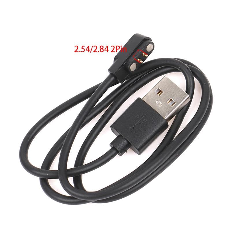 Universal Smart Watch Charger Cord Magnetic Charging Cable 2/4 Pin Usb Charger