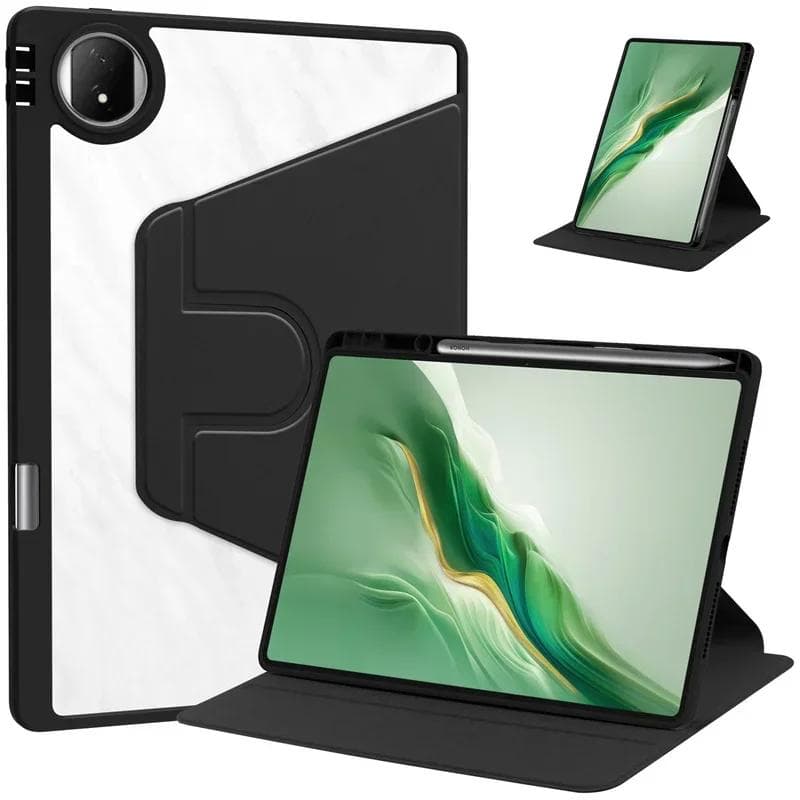 Shockproof Smart Case For Honor MagicPad 2 Case 12.3 inch 360 Rotation Coverfor Honor MagicPad 2 MagicPad2 12.3 Case Tablet For MagicPad 2 12.3 black