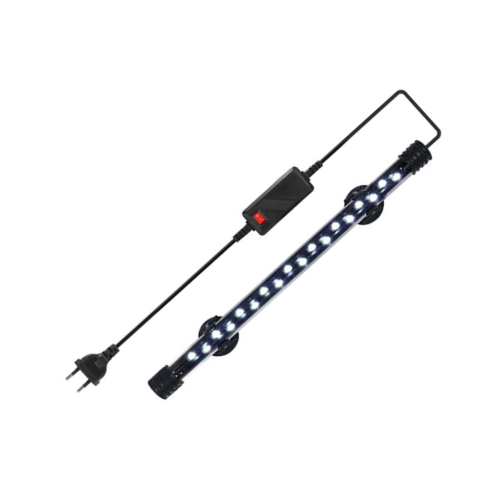 Fish Tank Light LED Aquarium Light Submersible Lights Underwater Light 28cm EU white
