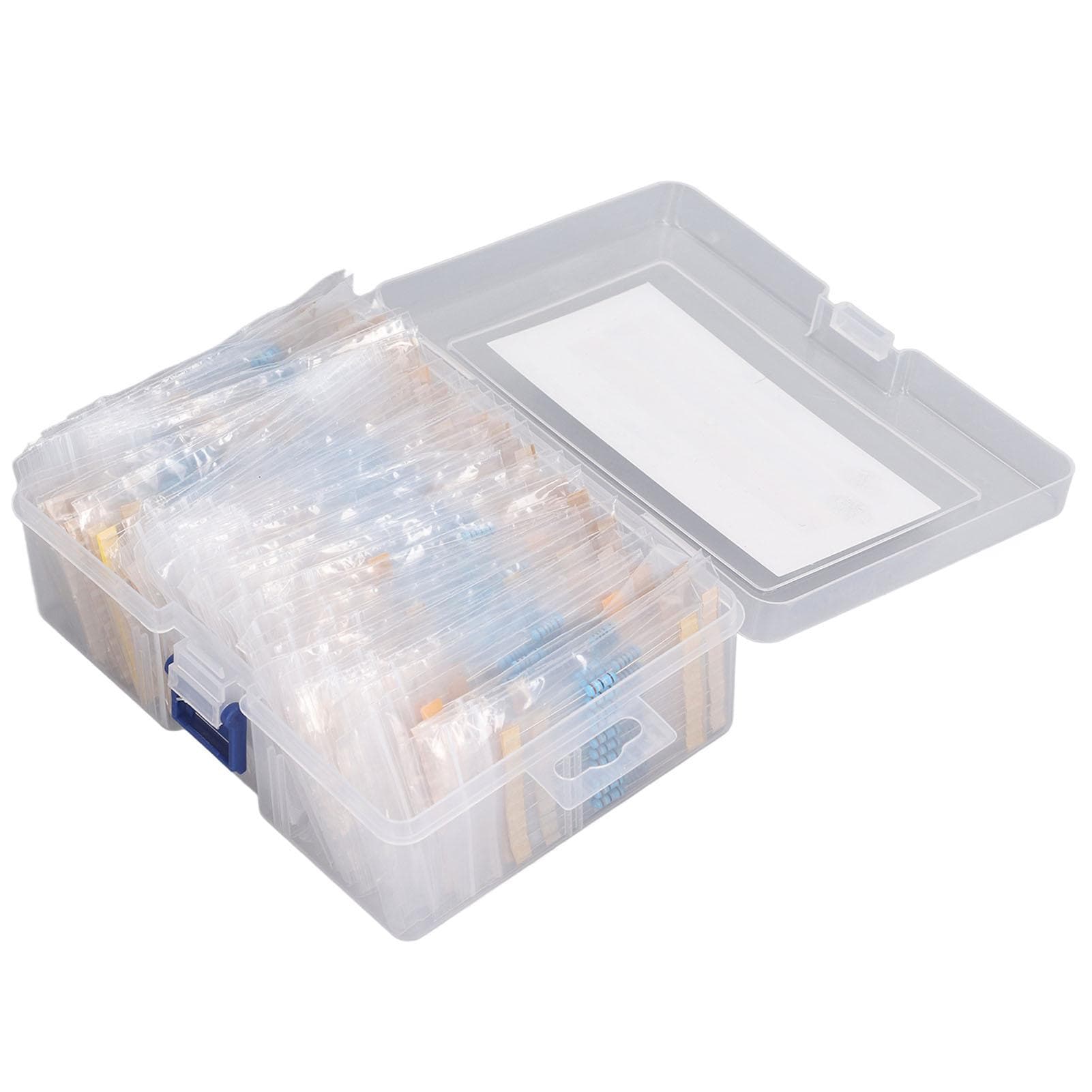 860PCS Metal Film Resistors 86 Values 0.5W 0.1R Ohm to 10M Ohm Electrical Resistors Set
