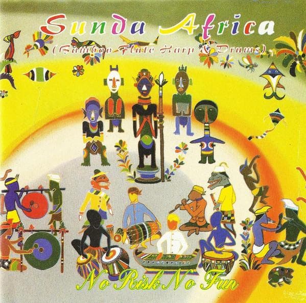 CD SUNDA AFRICA - No Risk No Fun (Bamboo Flute Harp & CMNW004 WML, CMN Produc 1998 Indonesia Music Others Used