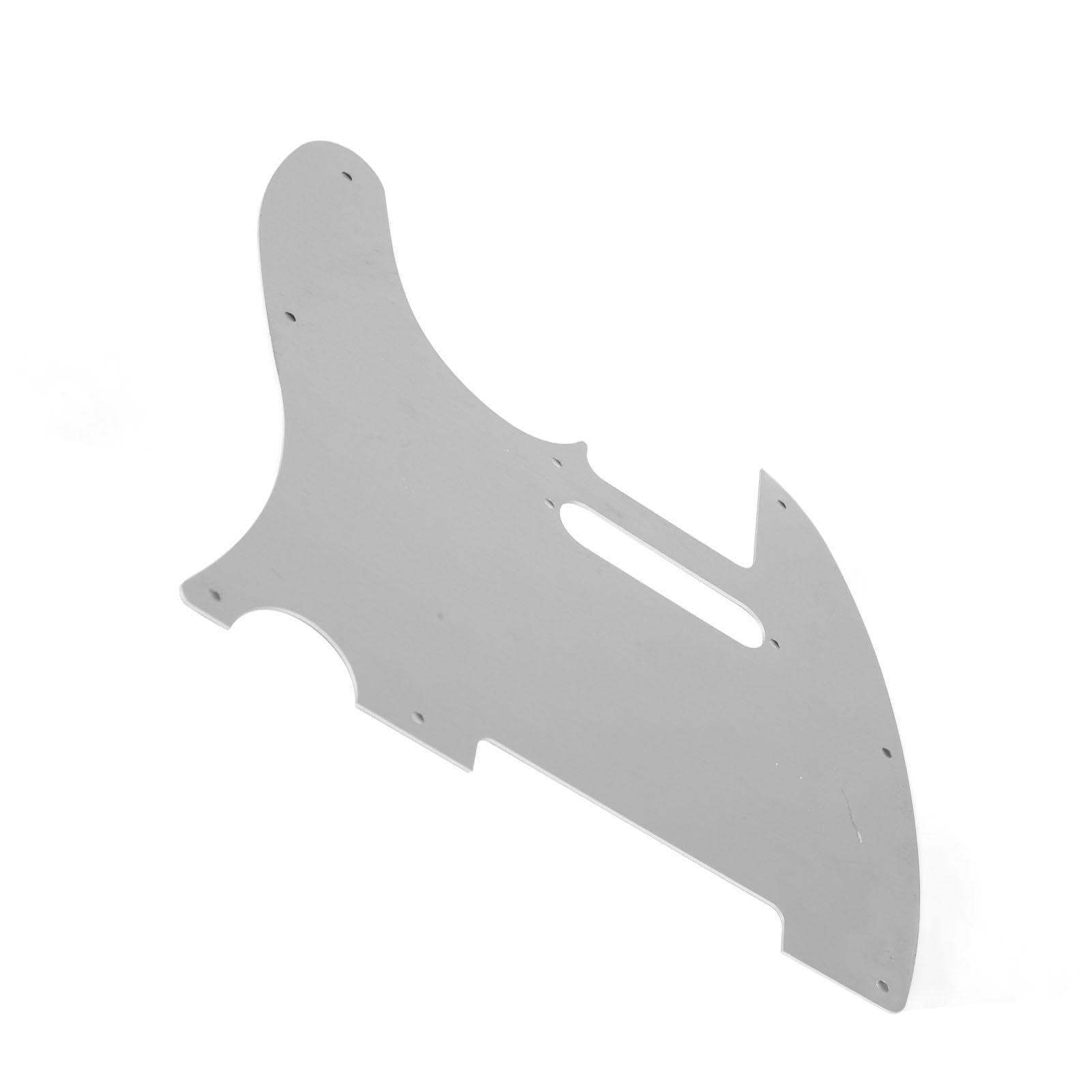 Electric Guitar Pickguard High Strength Scratch Proof Aluminum Alloy Front Guitar Guard Plate silver