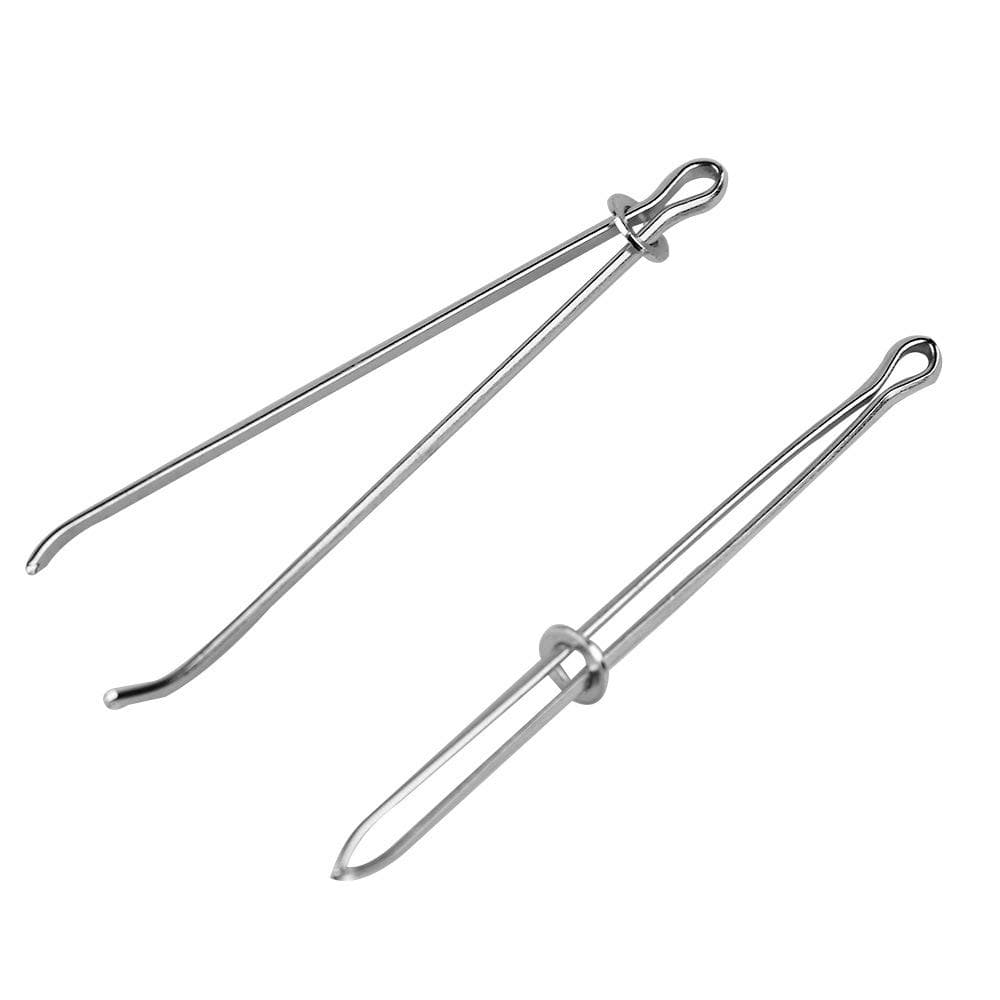 3Pcs Garment Clips Sewing DIY Tools Elastic Band Tape Punch Cross Stitch Threader Wear Elastic Clamp 3pcs