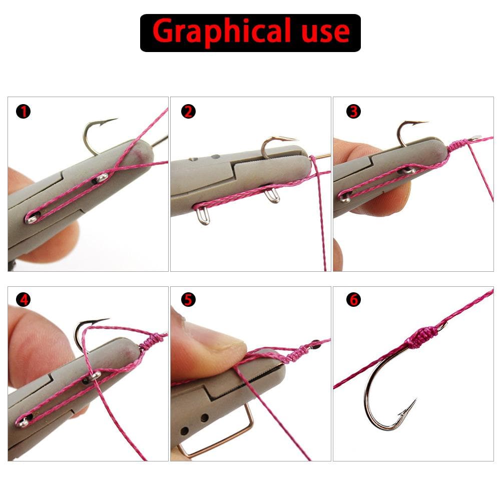 Nail Knot Fast Tying Tool Fly Fishing Line Hook Tier Tackle Accessory