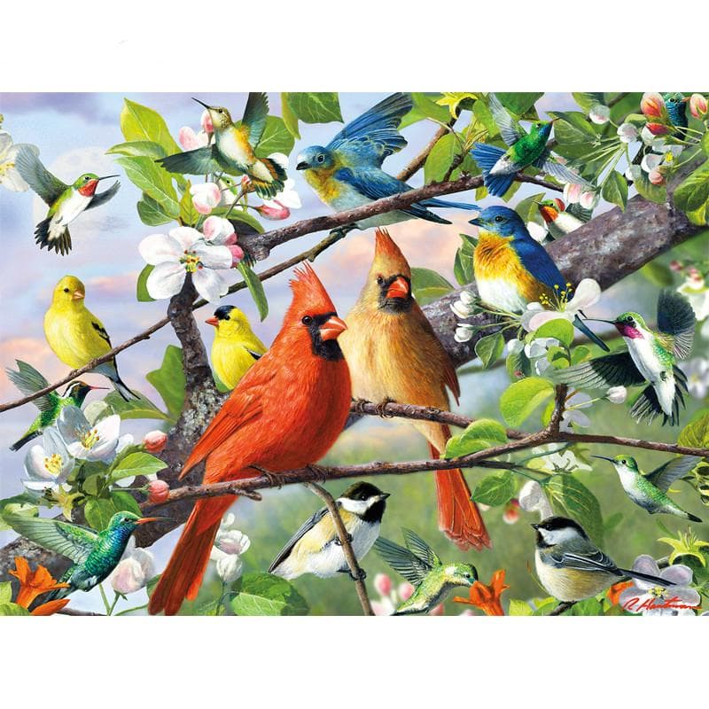 5D DIY Diamond Painting Magpie Embroidery Mosaic Cross Stitch Rhinestone Decor 20X30CM