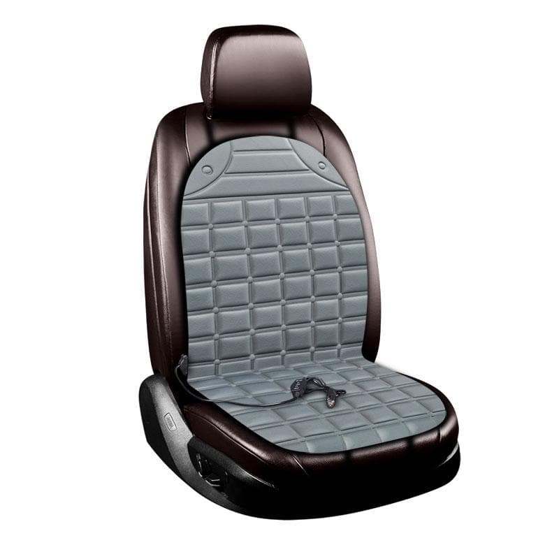 12V Heated Car Seat Cushion Cover Seat Heater Warmer Winter Car Cushion Cardriver Heated Seat Cushion grey