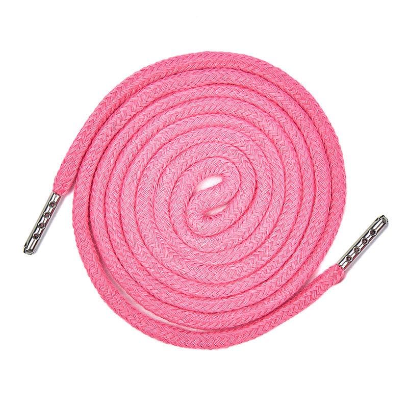 Polyester Cotton 1.3m Drawstring for Sportswear and Hoodies with 5mm Metal Tip