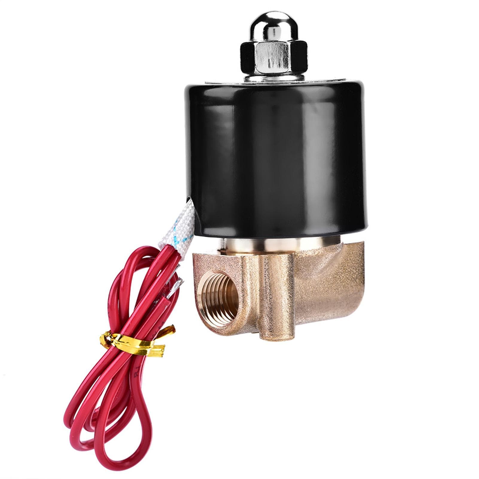 2W02508 G14  110V AC NC Normally Closed Brass Electric Solenoid Valve for Water  Air