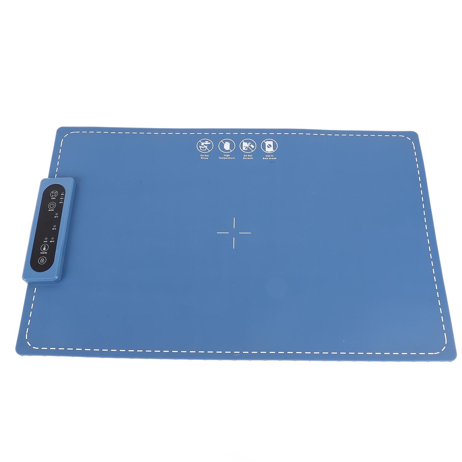 Electric Food Warming Mat 260W Full Surface Heat in 10s 3 Timer 3 Temp Levels Child Lock Folding EU Plug