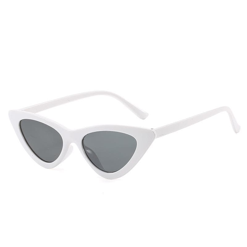 New Large Frame Cat Eye Sunglasses Women Designer Vintage UV400 Protection Classic Sun Glasses Men Eyewear As shown in the figu