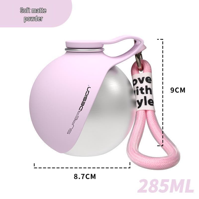 304 Stainless Steel Foldable Pet Water Bottle for Outdoor Travel 285ml 304 Stainless Steel