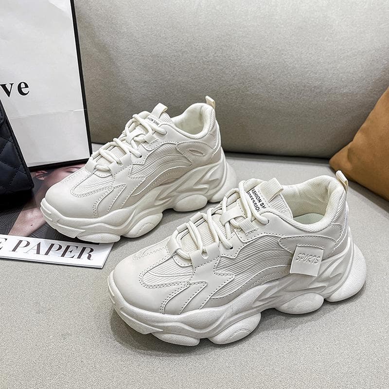 Korean Version of Daddy Shoes Women Spring New Breathable Student Sports Shoes Women Ins Trendy Casual Shoes 40