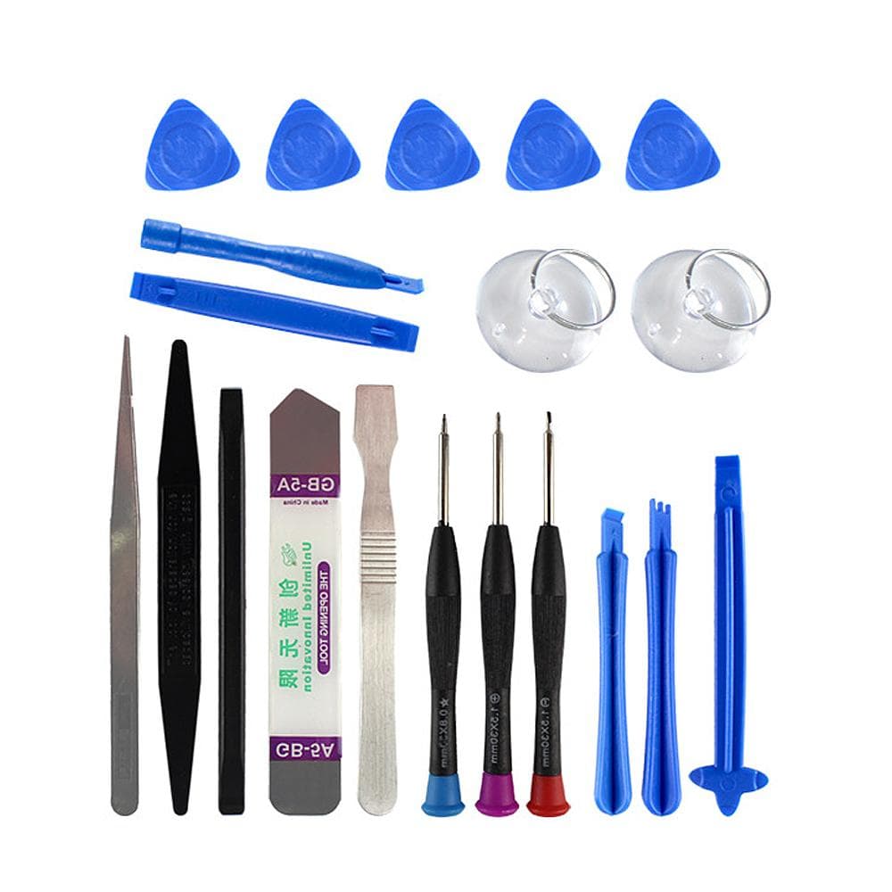 20-in-1 Multifunctional Machine Dismantling Tools Repair Tools Kit for Laptop Mobile Phone Fan Keyboard Game Console Glasses multicolour