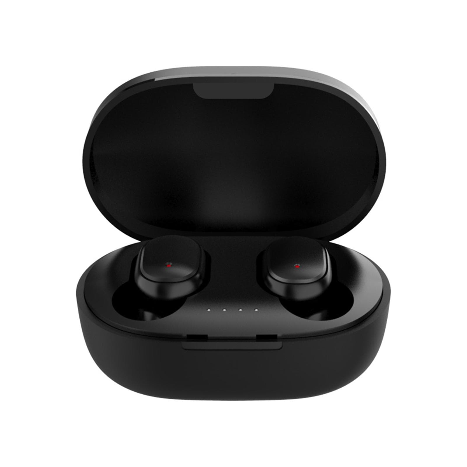 A6S Wireless Headphones Earphones Auto Pairing Mini In-Ear Earbuds HiFi BT 5.0 Stereo Built-in Mic black