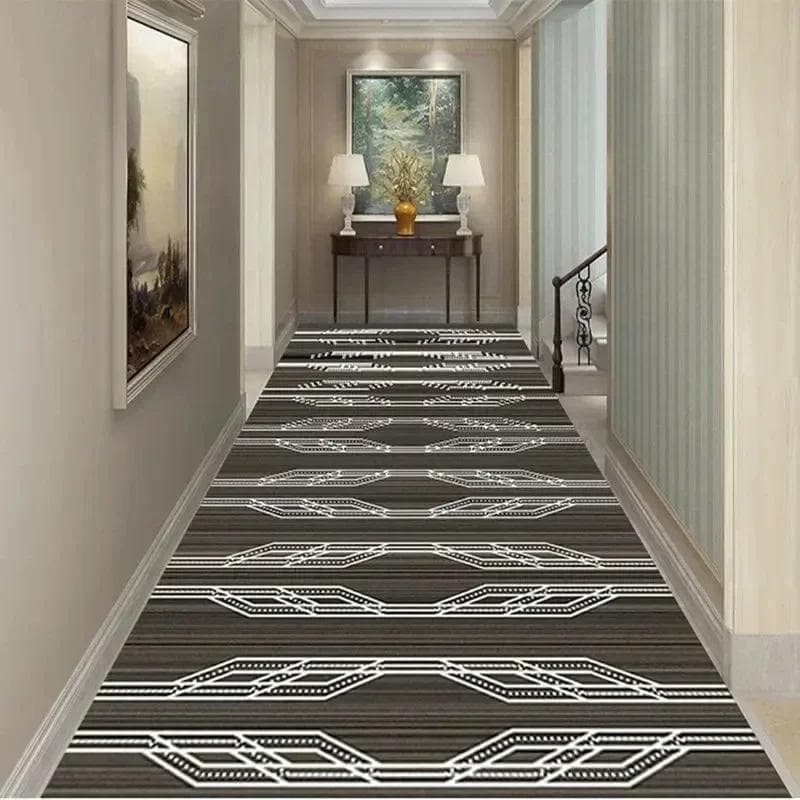 Modern Runner Long Corridor Carpets for Hallway Decoration Home Floor Mats Luxury Lobby Aisle Entryway Decor Area Rug Washable 70x100cm