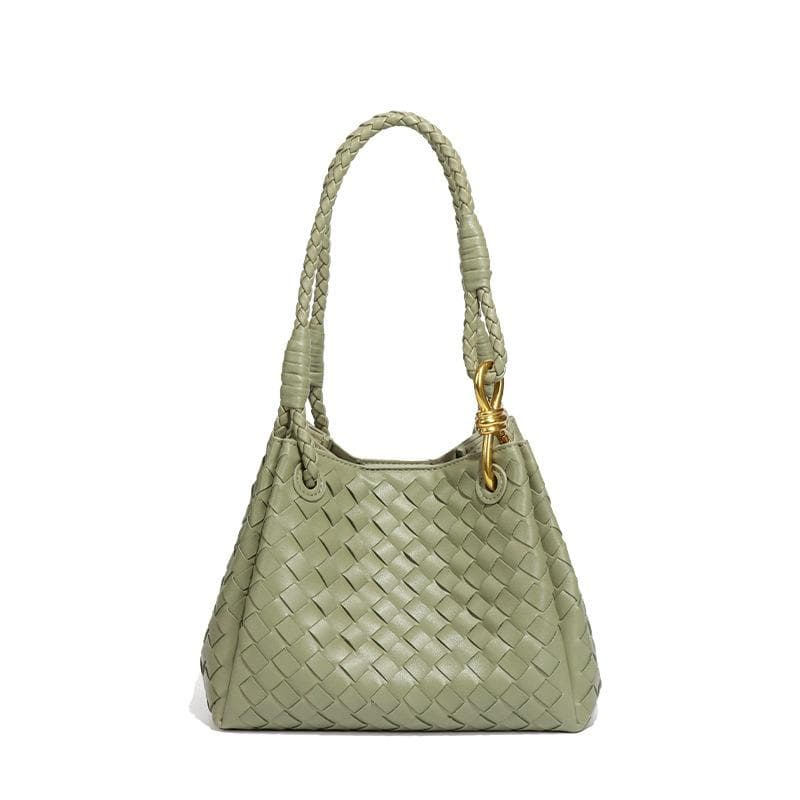 Versatile Woven Bucket Bag, Hand-held Parachute, Crossbody Women's Bag, Two-piece Set, Mother and Child Single-shoulder Underarm Bag