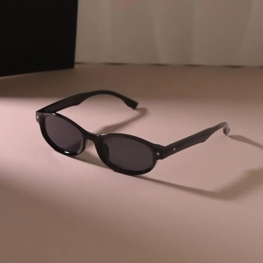 Colorful Small Frame Oval Sunglasses Women Men Designer Brand Fashion Cool Eyewear UV Protection Lightweight other