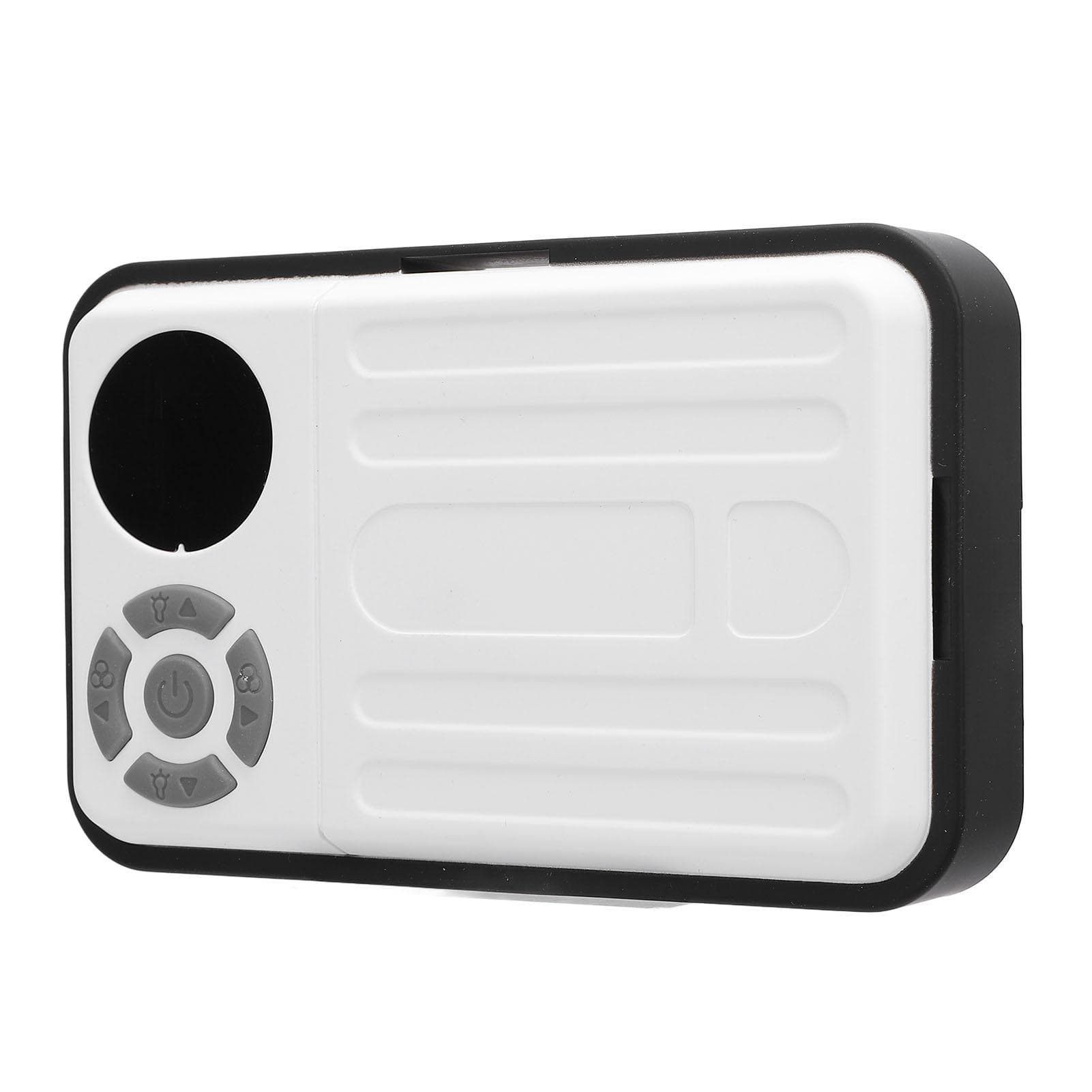 LED Camping Light Multifunctional Type C Charging Ambient Fill Light for Live Streaming Black and black white