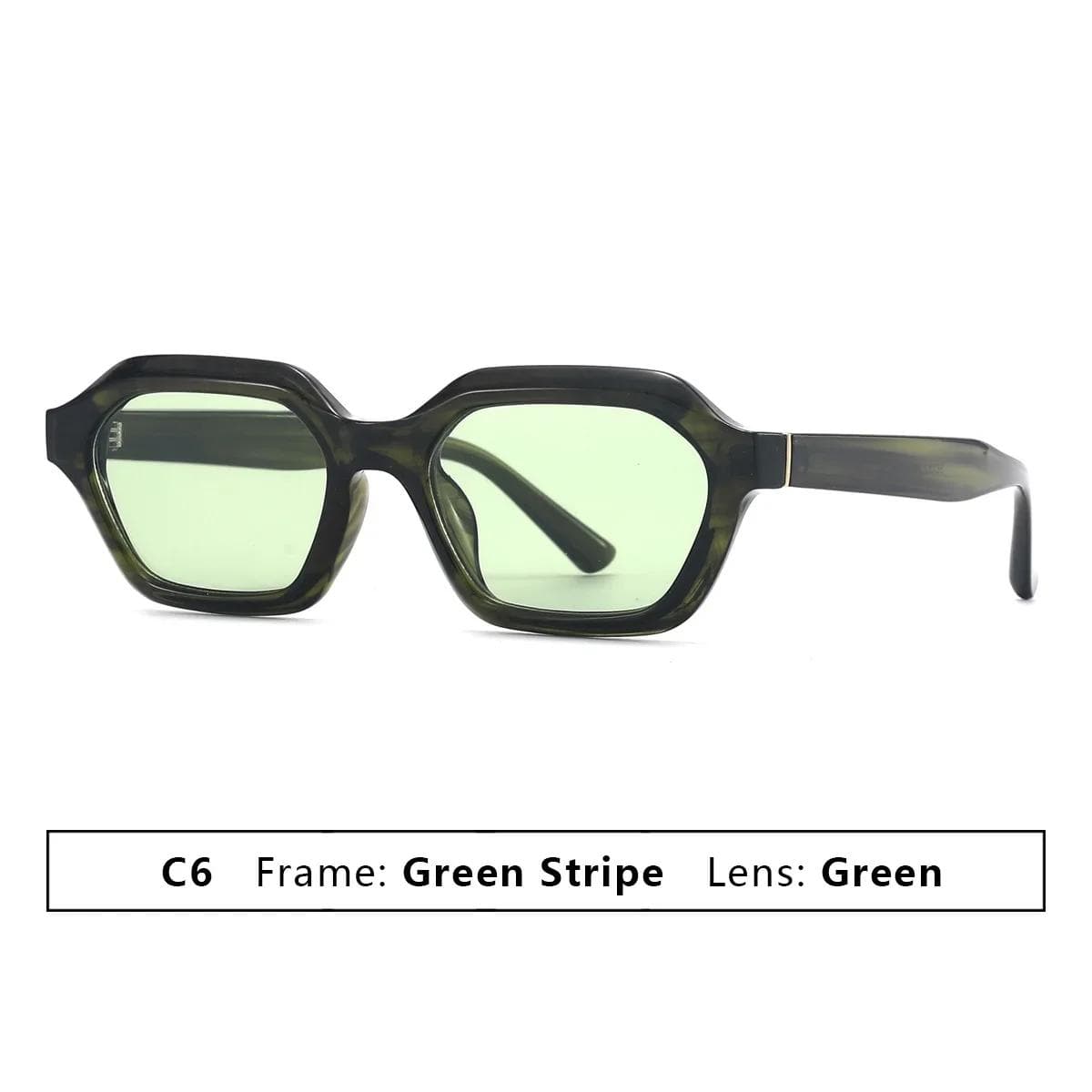 Trendy Personalized Sunglasses for Men Women Small Square Frame UV400 Sun Glasses Eyewear Outdoor Driving Travel